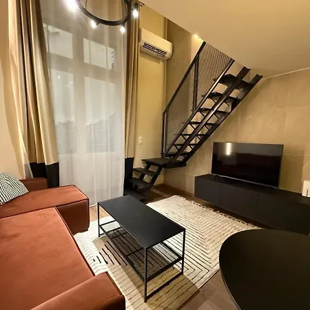 Modern Flat With High Ceilings By The Danube For 2